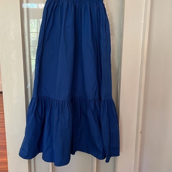 o.p.t Blue Ruffled Sleeve Maxi Dress - Picture 5 of 9